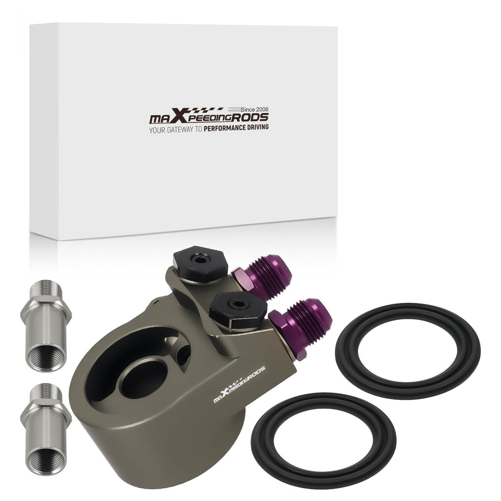 Neu 10AN Adapter Ölkühler kompatibel für Toyota GT86 GR86 BRZ M20*1.5 Sandwich Platte Alu
