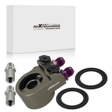 Laden Sie das Bild in den Galerie-Viewer, Neu 10AN Adapter Ölkühler kompatibel für Toyota GT86 GR86 BRZ M20*1.5 Sandwich Platte Alu