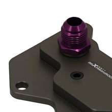 Laden Sie das Bild in den Galerie-Viewer, Neu AN10 Oil Cooler Adapter kompatibel für VW Audi EA113 CNC Aluminium Violett Eloxiert