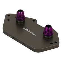 Laden Sie das Bild in den Galerie-Viewer, Neu 10AN Öl Sandwich Adapter kompatibel für Audi S3 S4 3.0T A4L A6 C7 A5 Q7 eloxiert