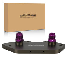 Laden Sie das Bild in den Galerie-Viewer, Neu 10AN Öl Sandwich Adapter kompatibel für Audi S3 S4 3.0T A4L A6 C7 A5 Q7 eloxiert