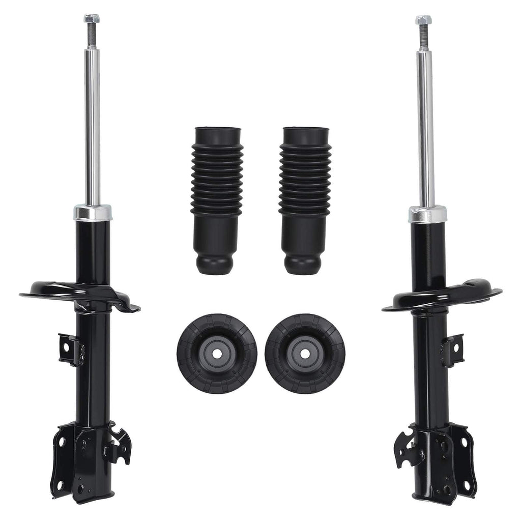Neu 2x Federbein + Domlager Kit kompatibel für Opel Agila 2008-2014 333409 333408 Vorne 4708288