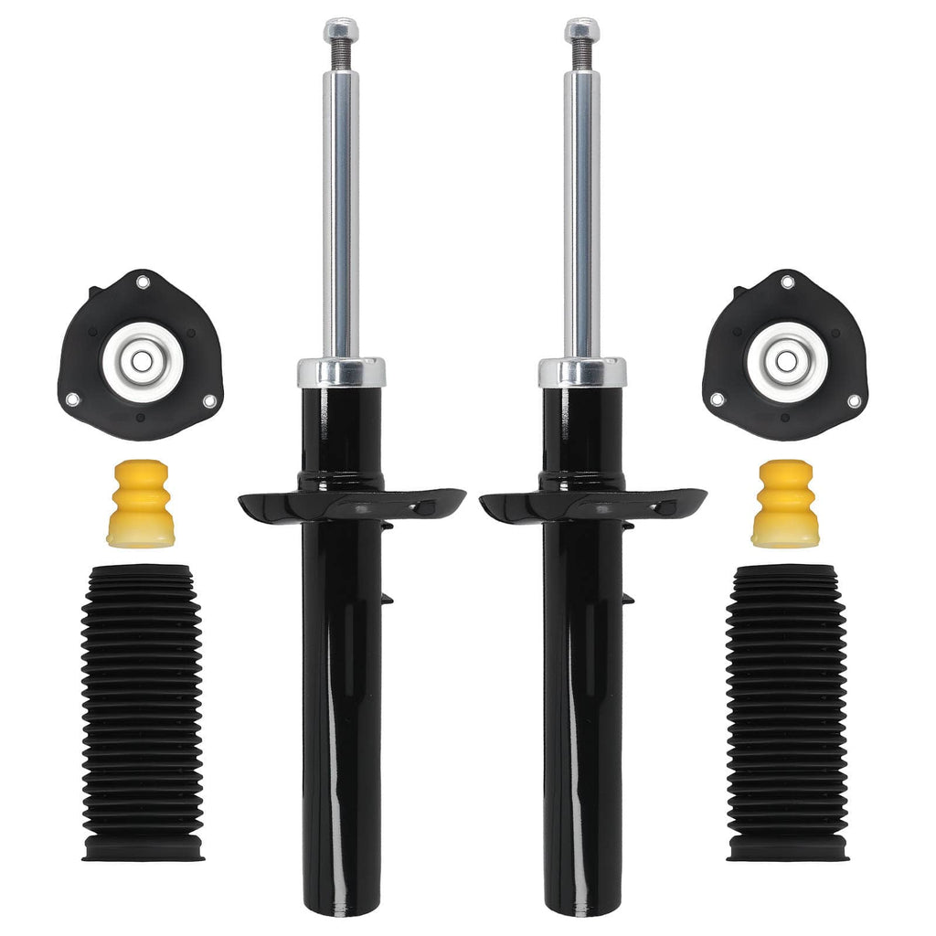 Neu 2x Stossdämpfer+Domlager+Protection kit kompatibel für SEAT LEON TOLEDO 2005-13 1T0413031JA
