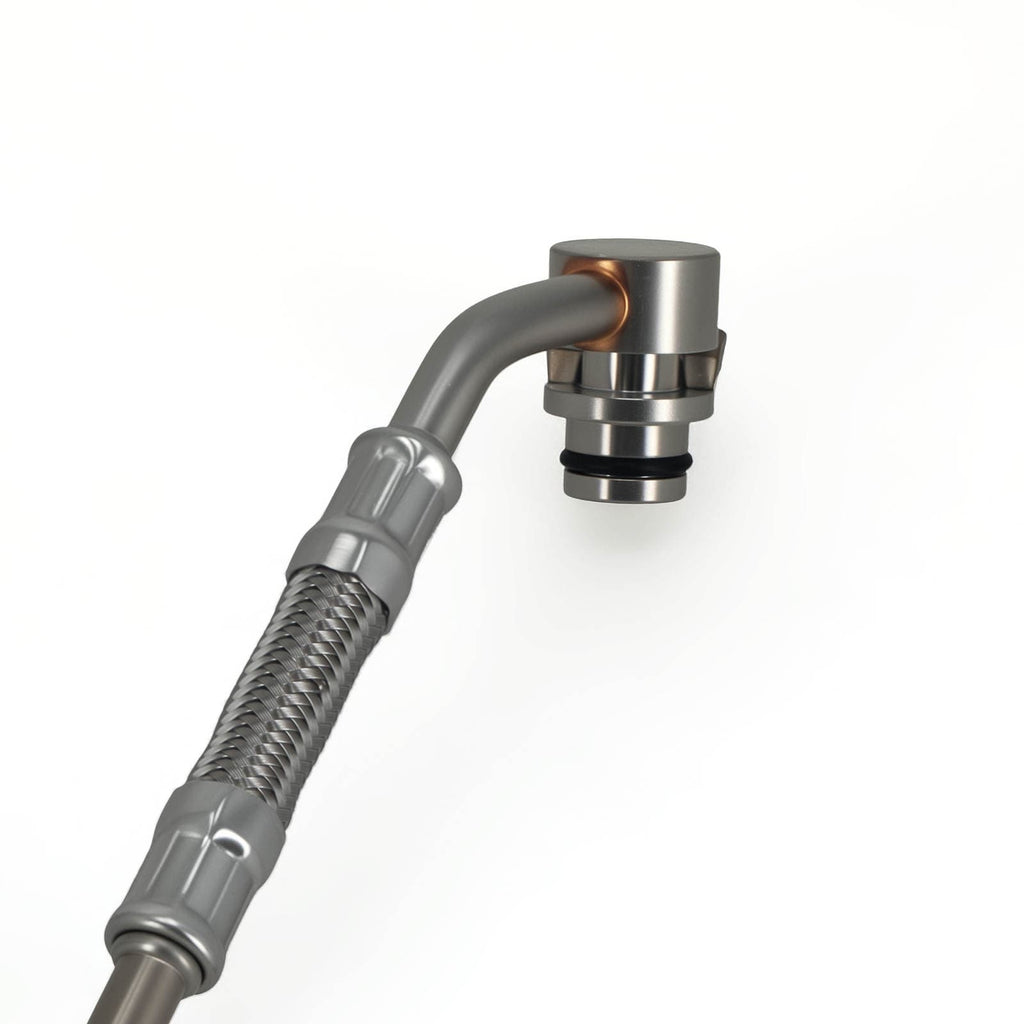 Neu Edelstahl Turbo Ölleitung kompatibel für BMW 135i E82/E88 3,0L 2008-2010 11427562798