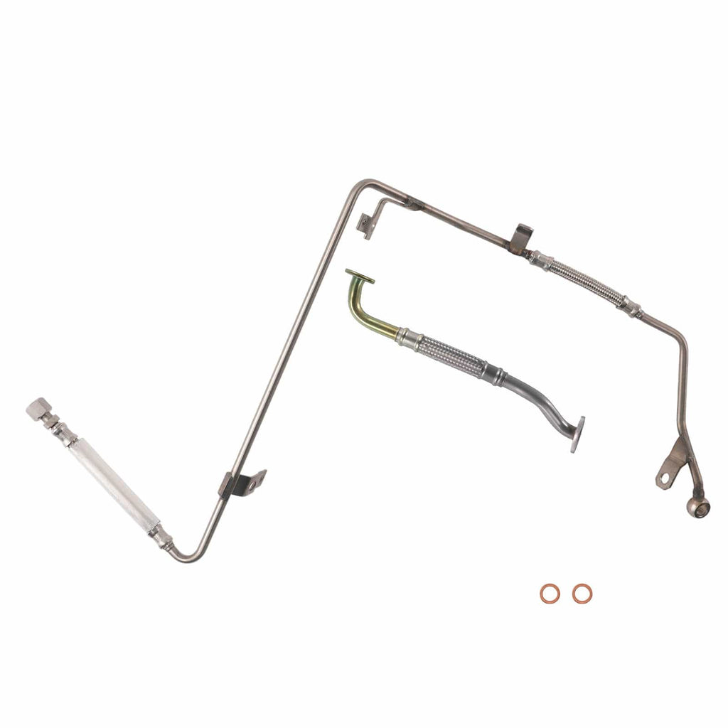 Neu Ölrücklaufleitung Set Ölleitung kompatibel für Audi A4/A6 1.8T 06B145771F 06B145771N