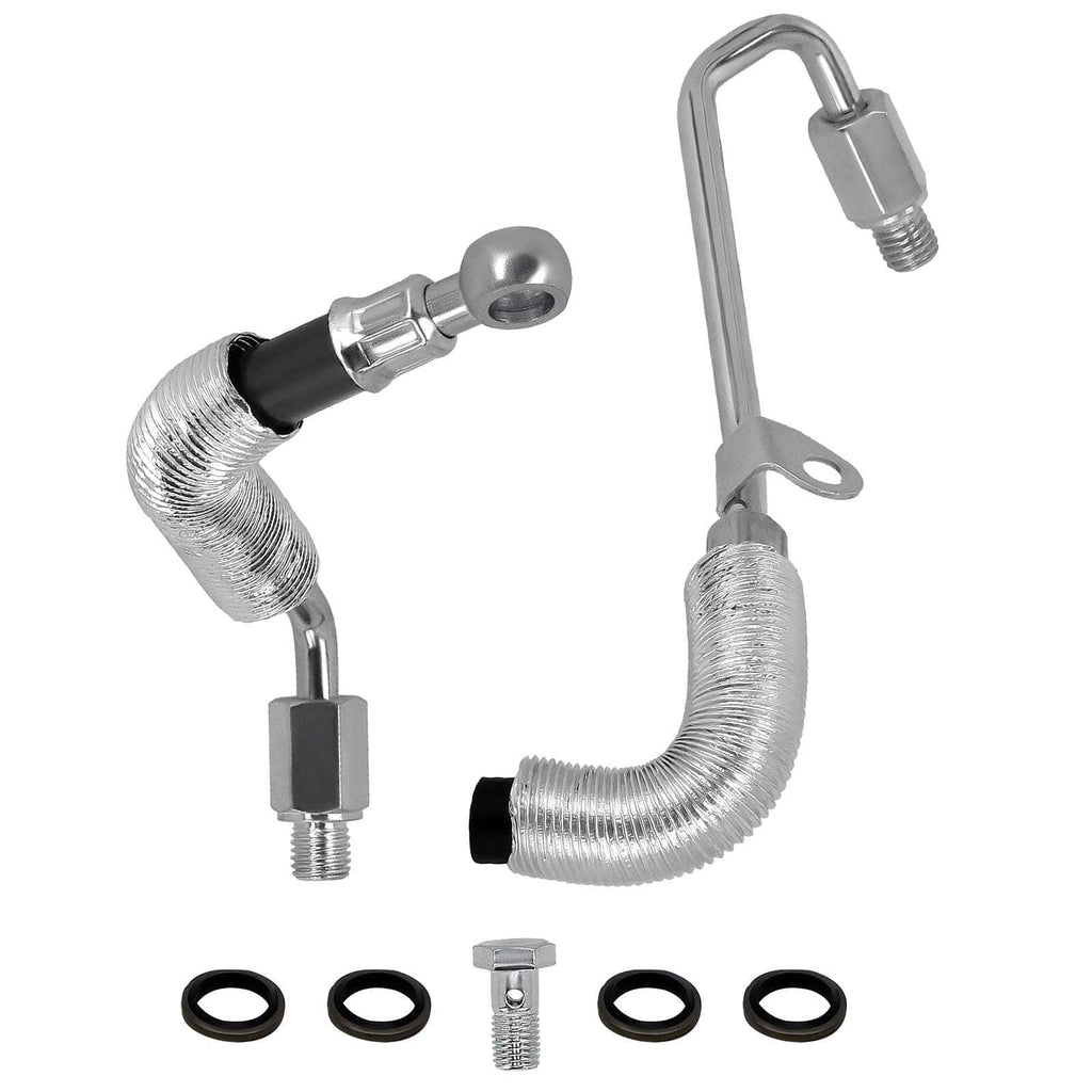 Neu Turbolader Turbo Ölzufuhrrohr Turbo Ölrücklaufrohr kompatibel für Opel Astra J Corsa D Neu