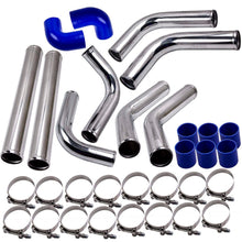 Laden Sie das Bild in den Galerie-Viewer, Neu 2.5 Intercooler Pipe Kit Universal Ladeluftkühler 45/75/90 Grad Rohr Kit