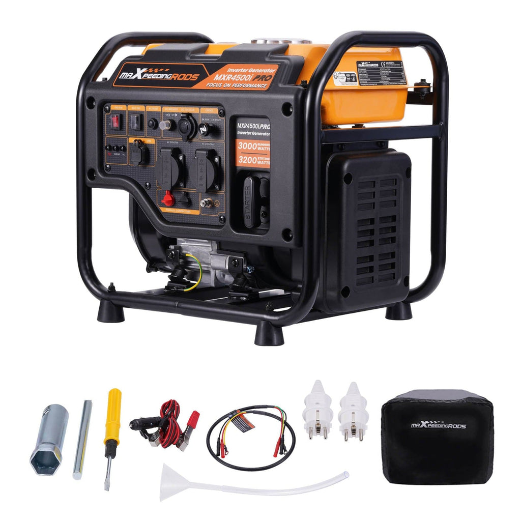 Neu 2x 3200W Inverter Stromerzeuger Benzin tragbar Notstromaggregat +Parallele Boxen