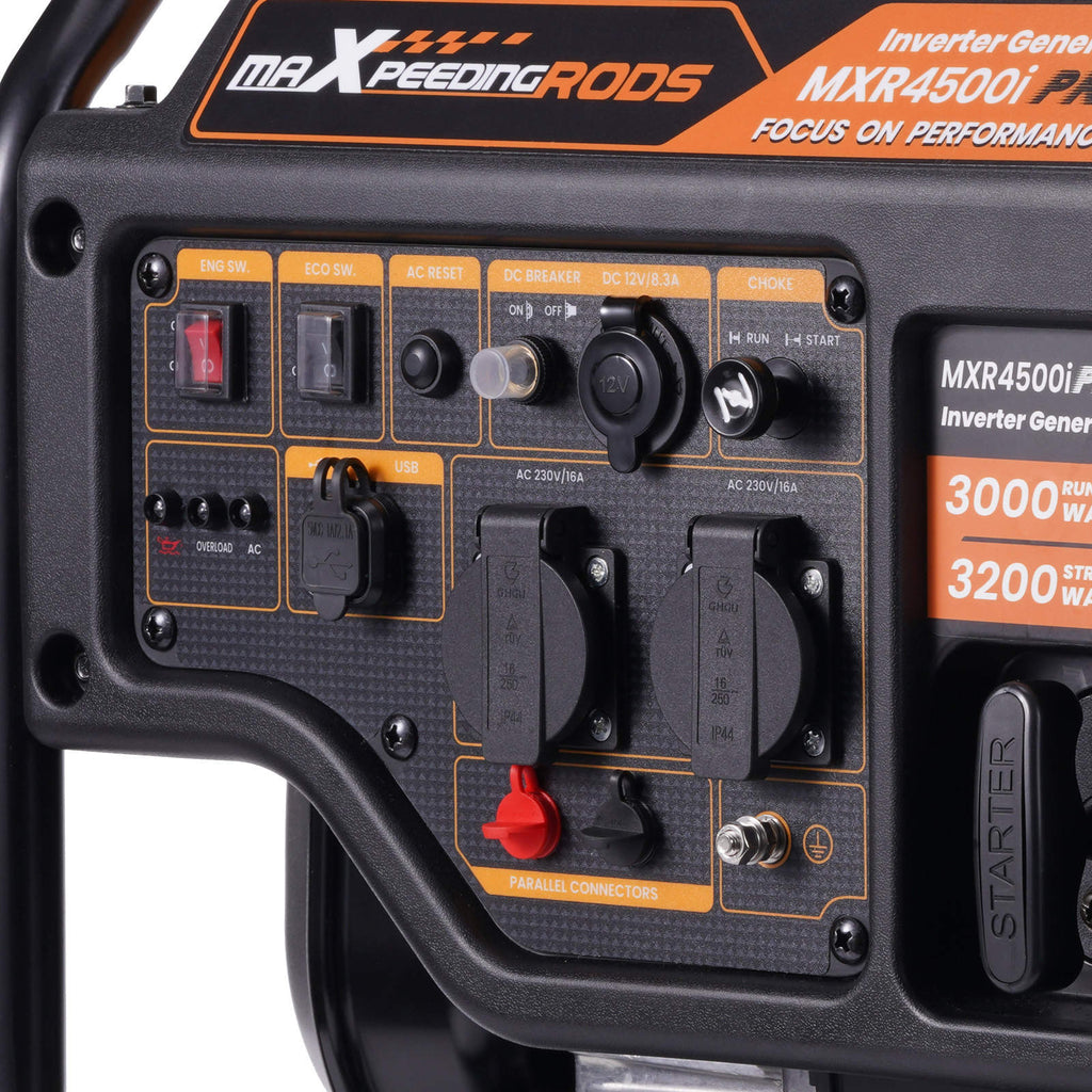 Neu 2x 3200W Inverter Stromerzeuger Benzin tragbar Notstromaggregat +Parallele Boxen