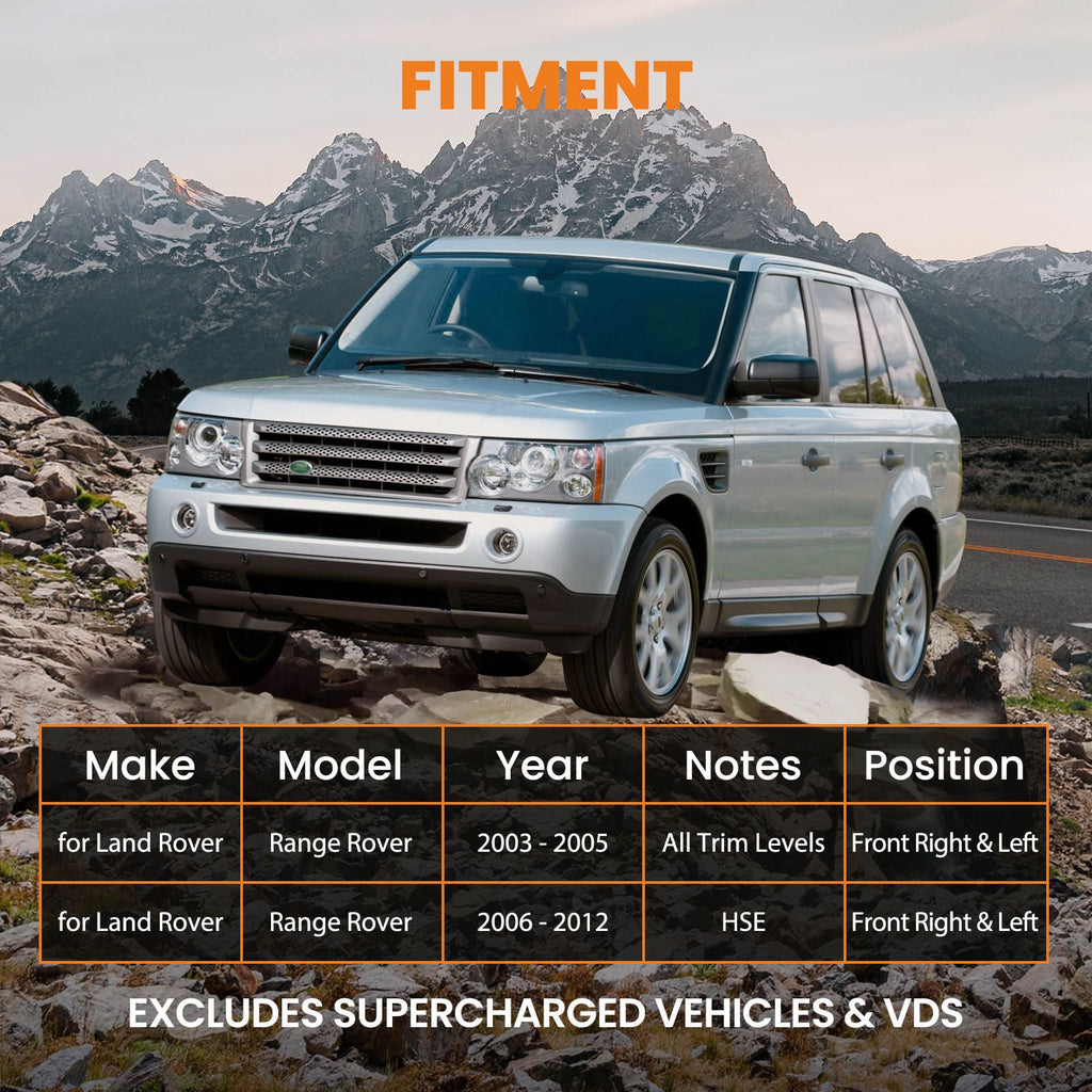 Neu Federbein Luftfederung kompatibel für Range Rover Land Rover L322 Vorne Rechts RNB000740