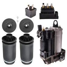 Laden Sie das Bild in den Galerie-Viewer, Neu 2X Hinten Luftbalg + Kompressor mit Ventilblock kompatibel für Mercedes ML GL W164 X164