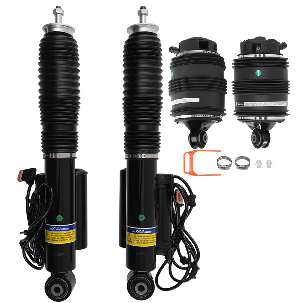 Neu 2XLuftbalg + 2XFederbeine Hinten kompatibel für Mercedes E-Klasse T-Modell S211 2003-2009