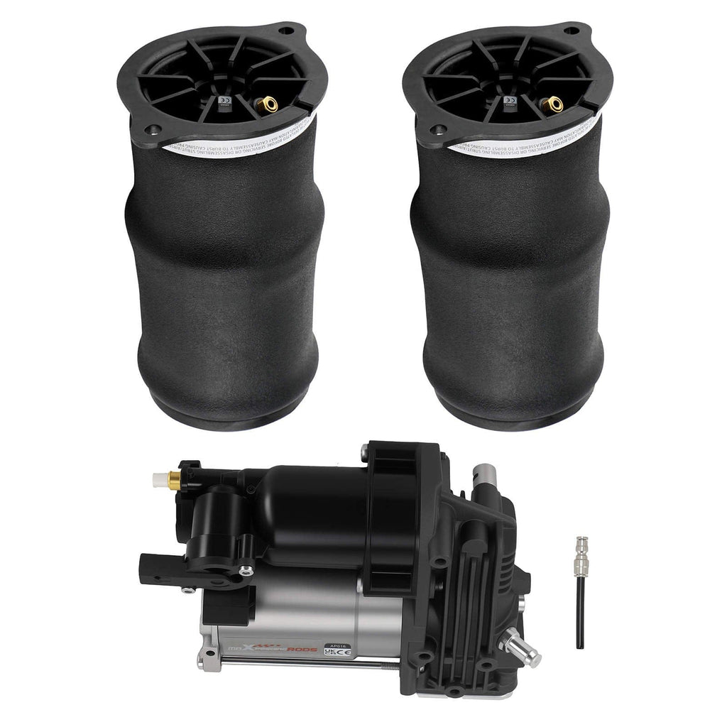 Neu Luftfeder Hinten mit Lulftfederung Kompressor kompatibel für Mercedes-Benz Vito Viano W639