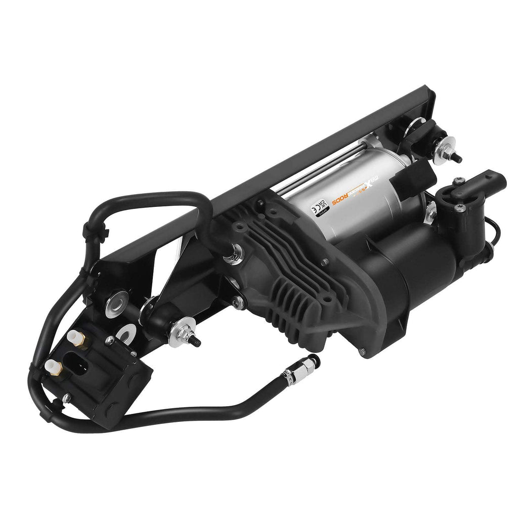 Neu 2X Luftbalg Hinten + Kompressor mit Halterung + Ventilblock kompatibel für BMW 5er E61 520d