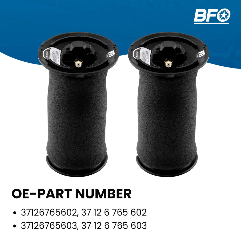 Neu 2 Pcs Luftfeder Luftfederung Stoßdämpfer Hinten kompatibel für BMW 5er E61 Kombi Bj. 2004-