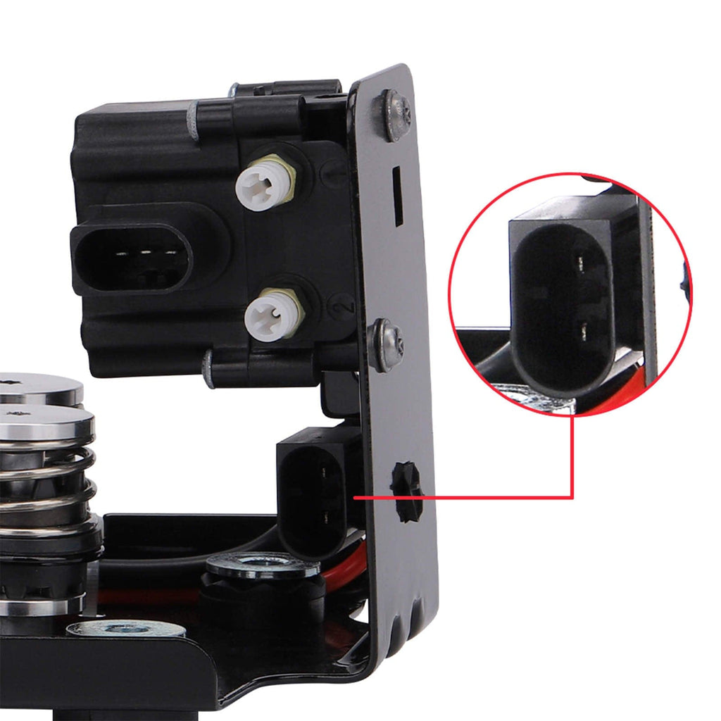 Neu Luftfederung Hinten + Kompressor + Ventilblock kompatibel für BMW 7er F01, F02, F03, F04
