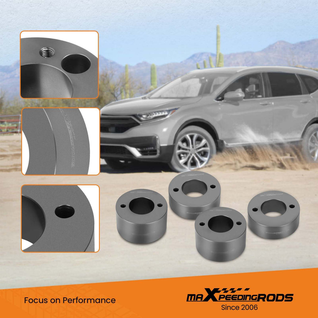 Neu 3 Lift Strut Spacers Kit kompatibel für Honda CR-V CRV EX LX 1997-2001 w/ 8 Bolts NEU