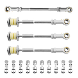 Neu 4x Adjustable Sway Bar Link Kit kompatibel für Nissan Patrol GU Y61 2-8 Lift vorne hinten