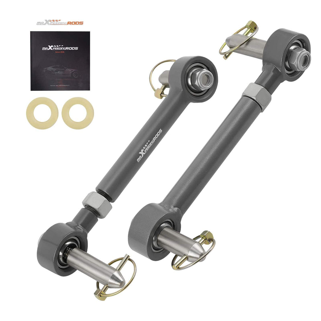 Neu EINSTELLBARE VORDERE QUERLENKER STABILISATOR kompatibel für JEEP WRANGLER JK 07-2018