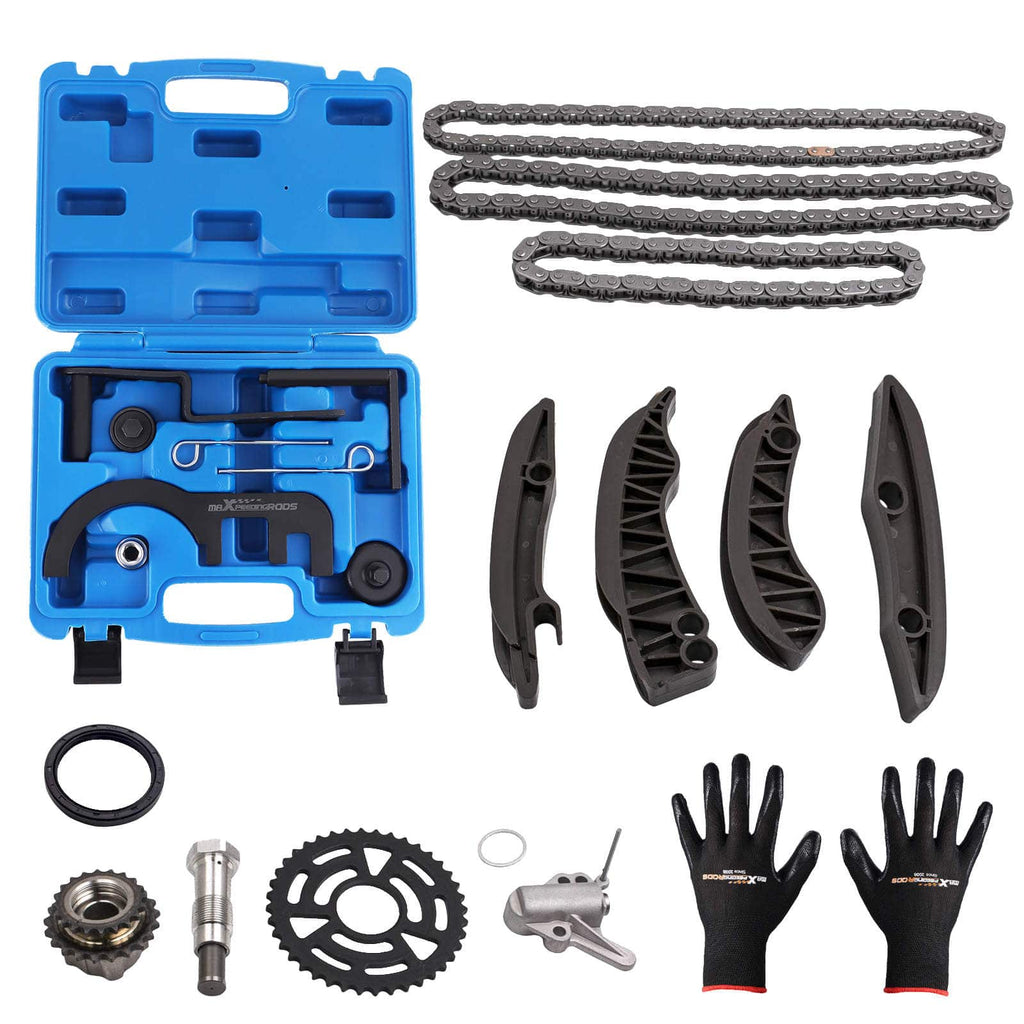 Neu Steuerketten-Satz + Einstellwerkzeug kompatibel für Mini BMW N47/N47S/N57/N57S 1 3 4 5er X5