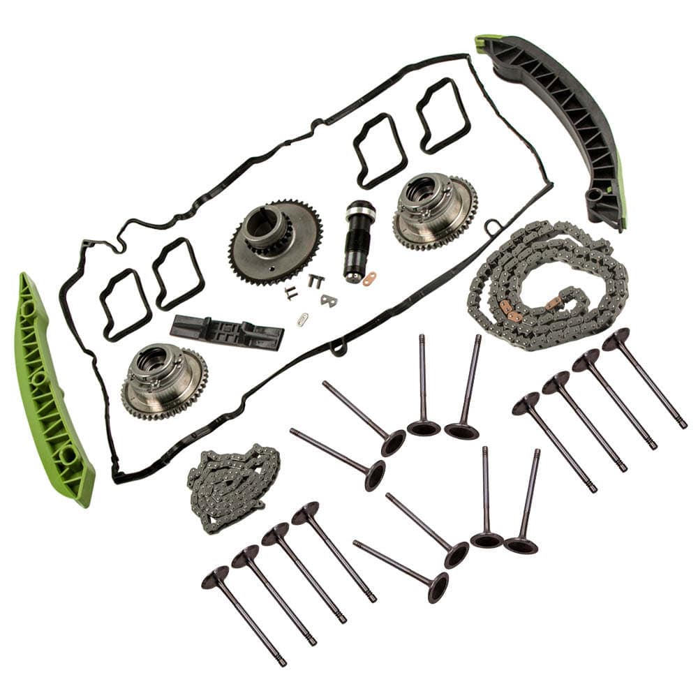 Neu SteuerkettensatzVentileNockenwellenversteller kompatibel für Mercedes W204 W212 M271