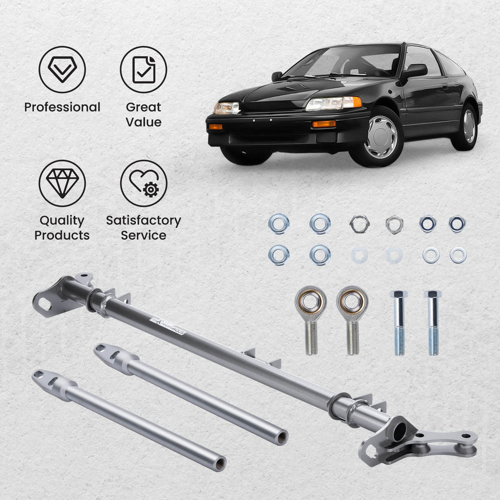 Neu Traktionskontrolle Arm Aufhängung Zugstange Kit kompatibel für Honda Civic Crx 1988-1991