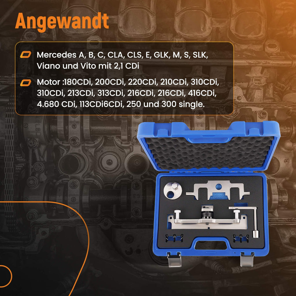 Neu Steuerketten Motor Werkzeug Passend kompatibel für Mercedes Benz Om 651 Cdi 651589004000