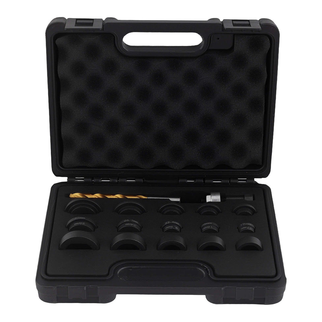Neu 17PC Parksensor Lochstanzwerkzeug for Stoßstangen 17-32mm Kohlenstoffstahl HSS-G