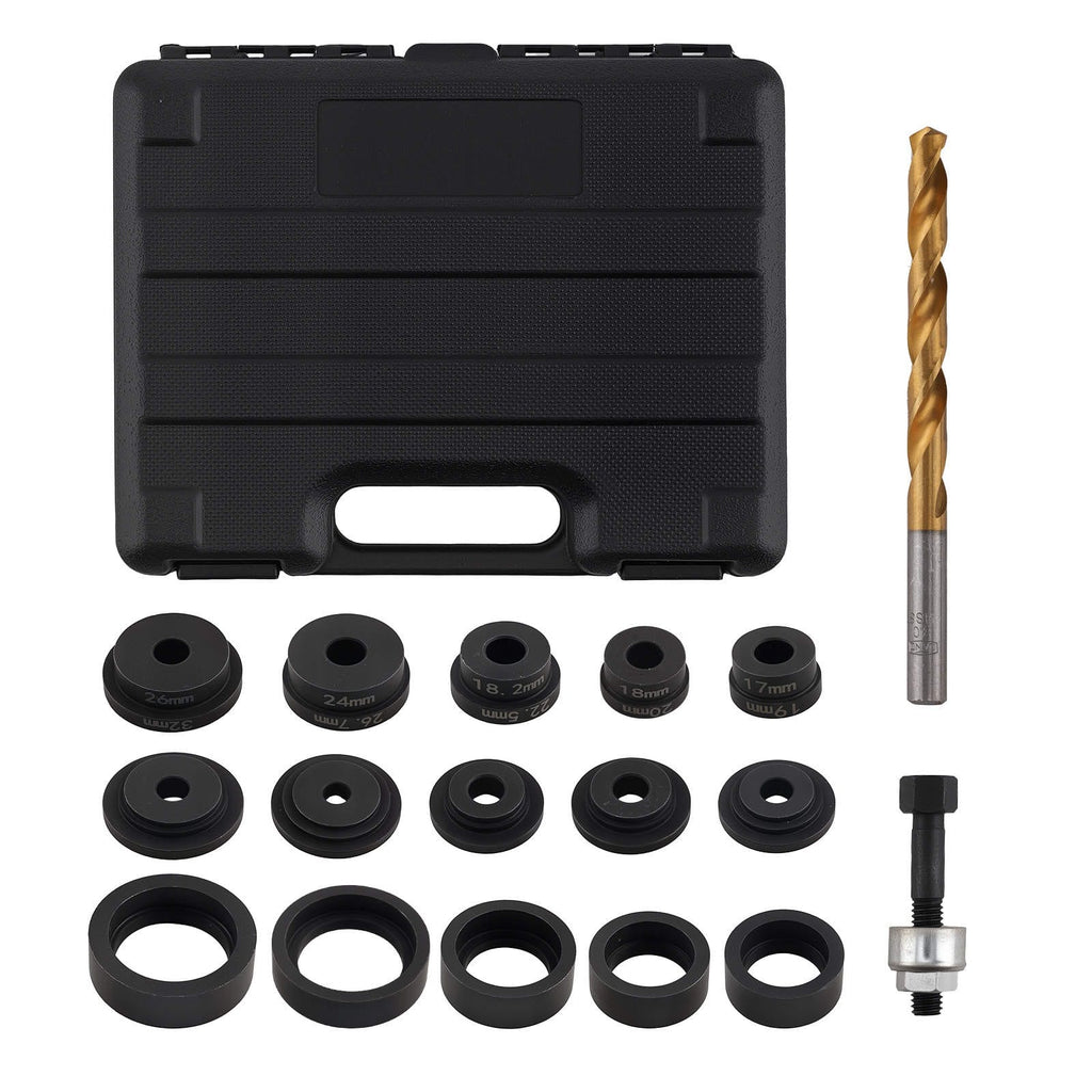 Neu 17PC Parksensor Lochstanzwerkzeug for Stoßstangen 17-32mm Kohlenstoffstahl HSS-G