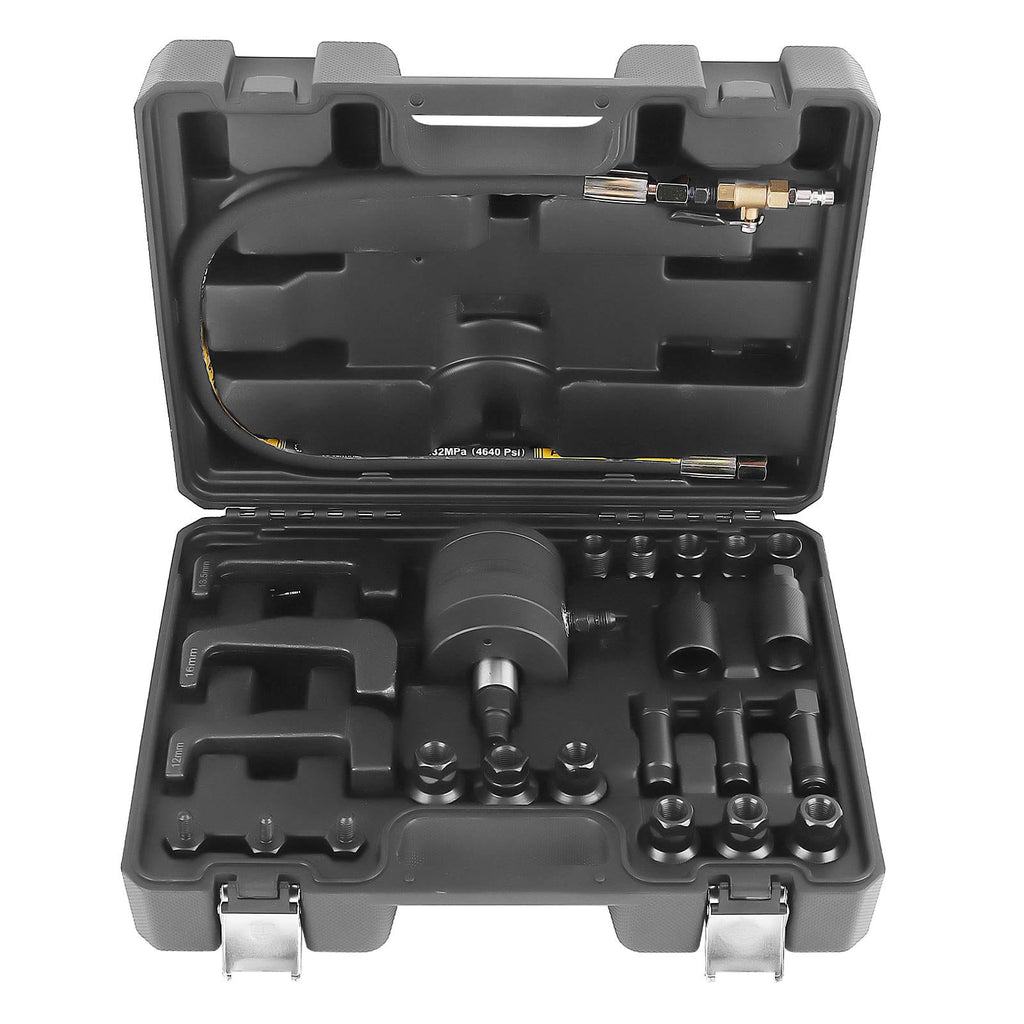 Neu Diesel Injektor Auszieher Druckluft Set M8-M31 Einspritzdüsen Demontage Kit