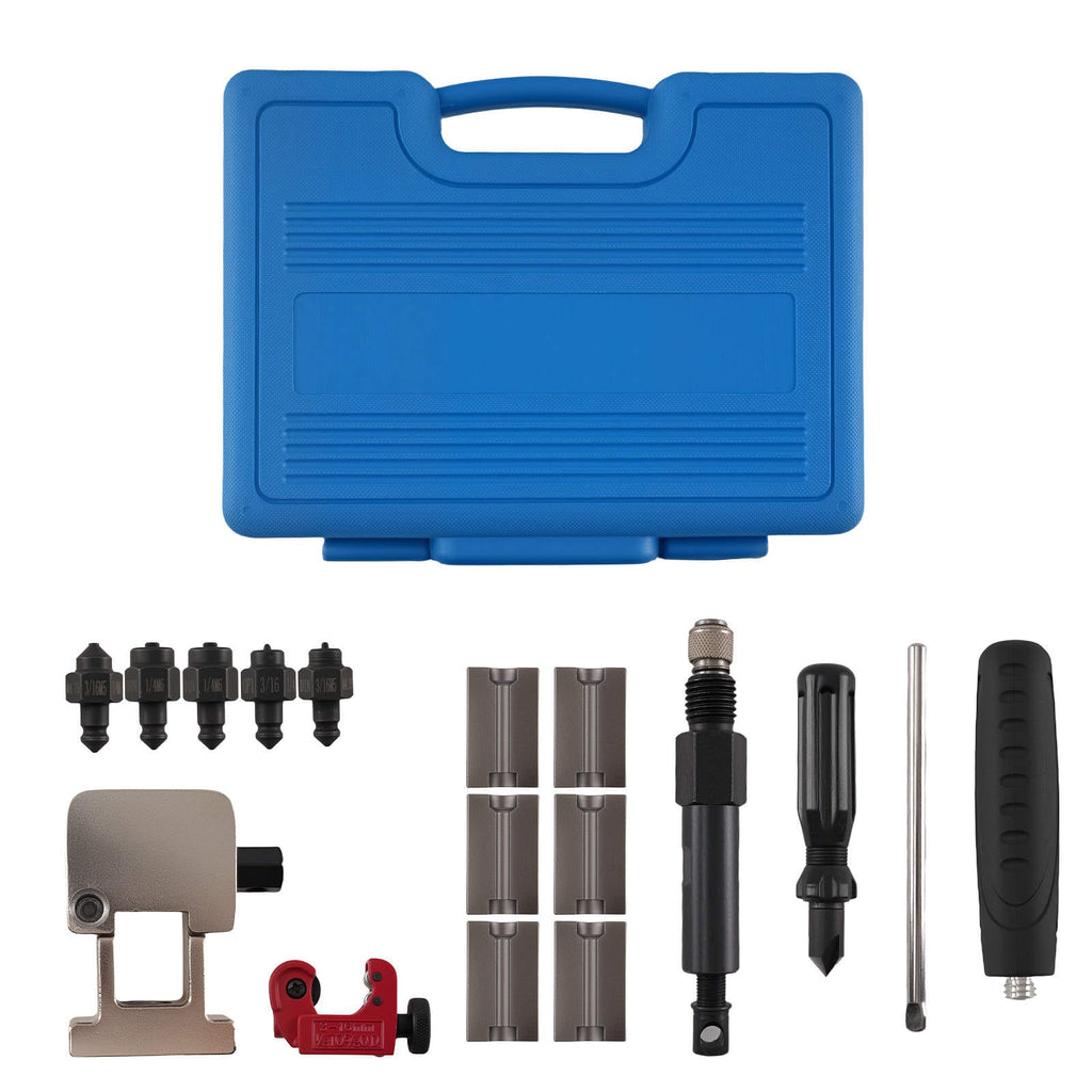 Neu Auto Bördelgerät für Bremsleitung 4,75mm 5mm 6mm DIN SAE Doppelbördel Set