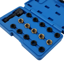 Laden Sie das Bild in den Galerie-Viewer, Neu 16-tlg Zündkerzengewinde Reparatur Werkzeugset M14x1.25 M16x1.25 for Auto KFZ