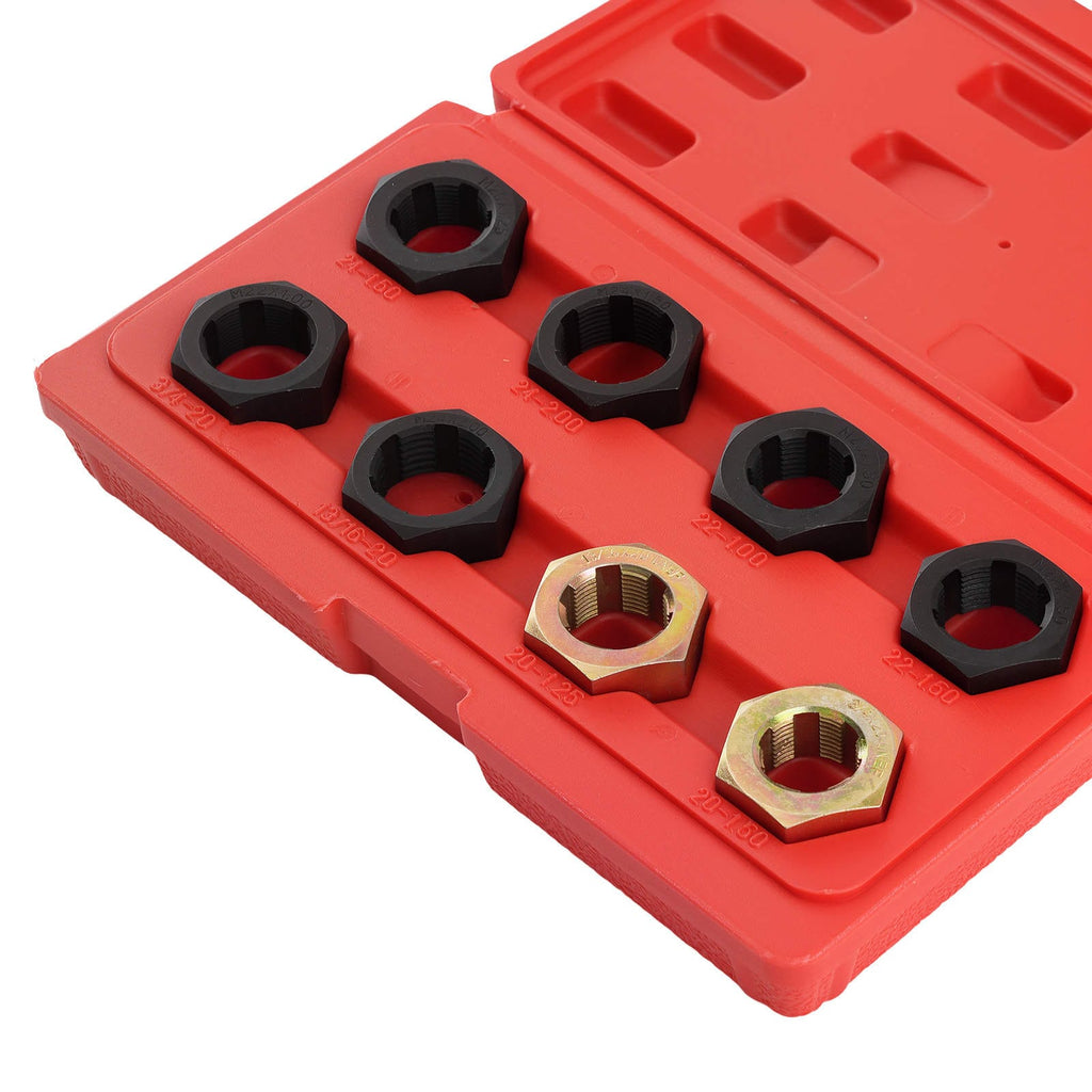 Neu 8tlg Achsgewinde Gewindesatz kompatibel für FWD M24x1.5 M22x1.0 M20x1.25 Reparatur