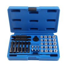 Laden Sie das Bild in den Galerie-Viewer, Neu Gewindebohrer Kit for Motor M8-M14 Glühkerzen Reparatur Werkzeug 33tlg