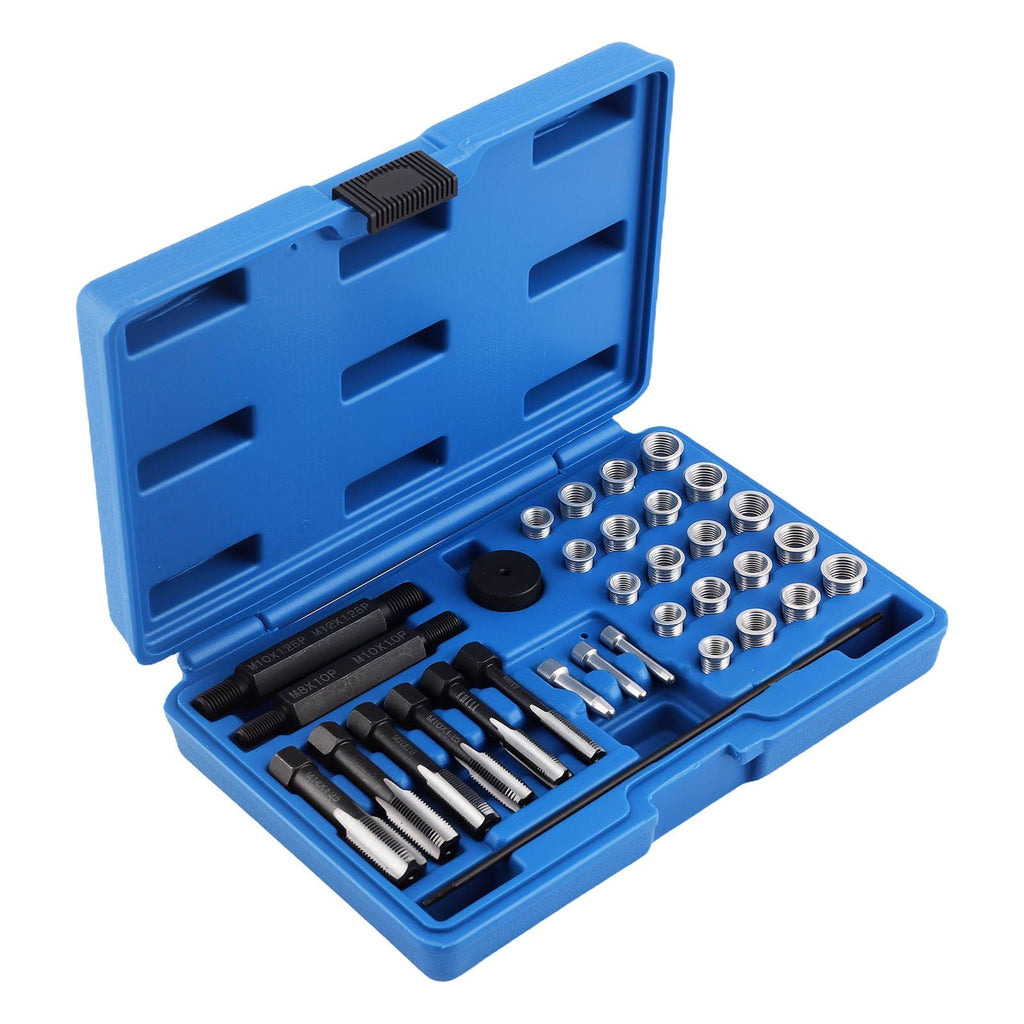 Neu Gewindebohrer Kit for Motor M8-M14 Glühkerzen Reparatur Werkzeug 33tlg