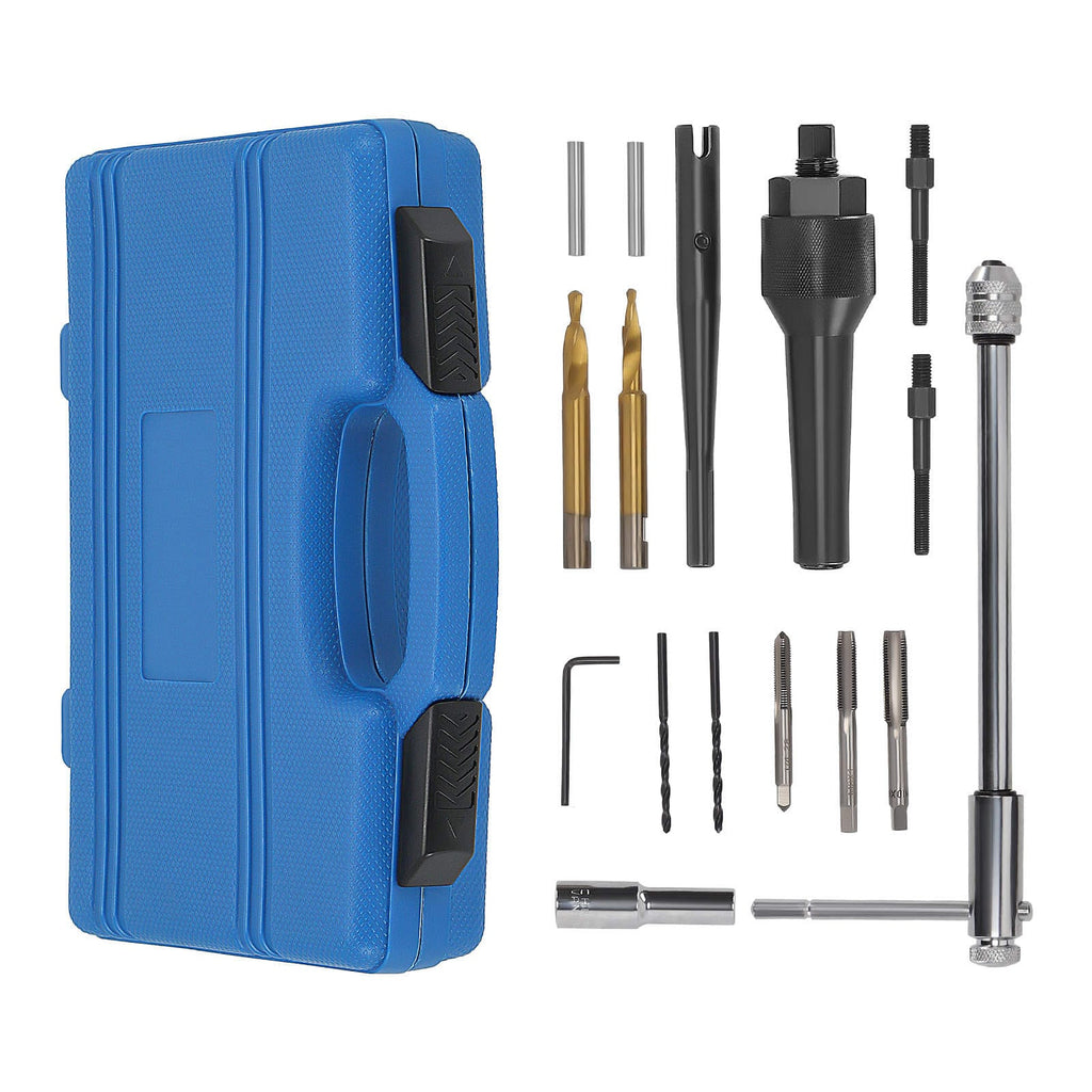Neu Glühkerzen Wechsel Reparatur Satz Ausbohr Werkzeug Set M8 M10 Kfz abgerissen neu