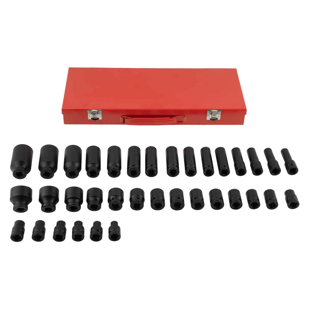 Neu Kraft-Schlagschrauber-Nüsse Steckschlüssel-Satz-Set Schlagnüsse 1/2 8 - 32mm