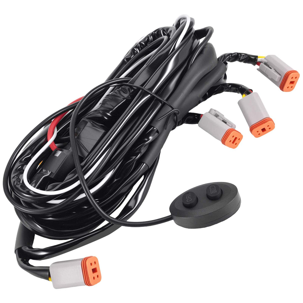 Neu Kabelsatz Schalter For maXpeedingrods LED Zusatzscheinwerfer 12-24V 40A 6-fach