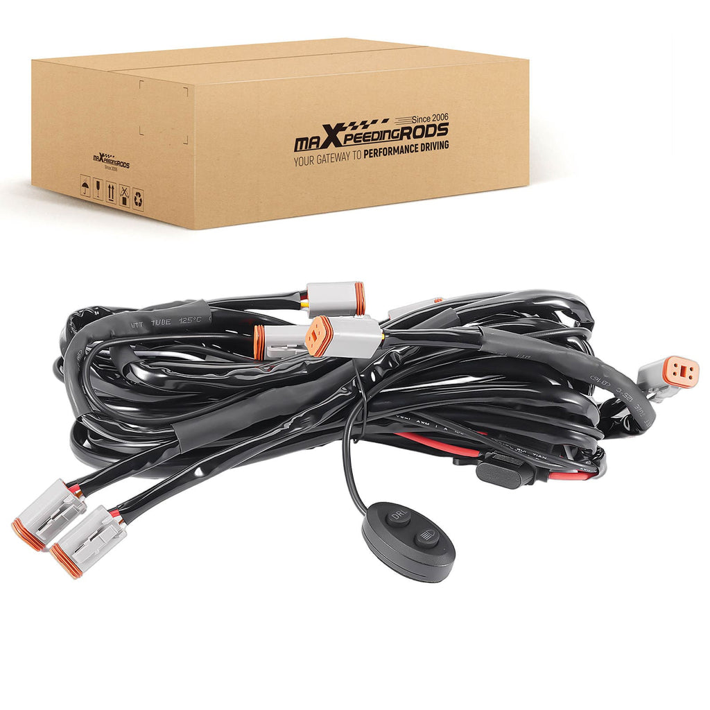 Neu Kabelsatz Schalter For maXpeedingrods Crosshair LED 12-24V 8x DT 4-PIN 360W+360W