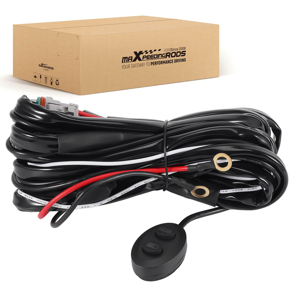 Neu Kabelsatz Schalter For maXpeedingrods Crosshair RGB LED 14AWG 3M 10-14V 360W