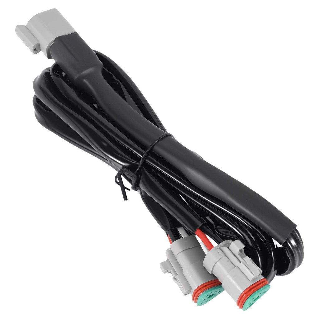 Neu Kabelsatz Schalter For maXpeedingrods LED Crosshair RGB 40A 12V 3.5-7 Zoll DT