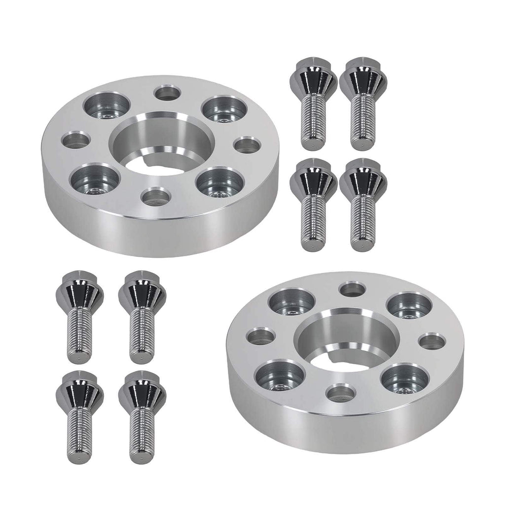 Neu 30mm Spurverbreiterungen kompatibel für VW Golf Polo Lupo kompatibel für BMW 3er E30 4x100 M12x1.5 Alu