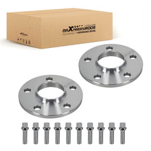 Laden Sie das Bild in den Galerie-Viewer, Neu 2pcs 10mm Distanzscheiben 5x112 kompatibel für Audi A4 B8 66.5mm M14x1.5 Aluminium