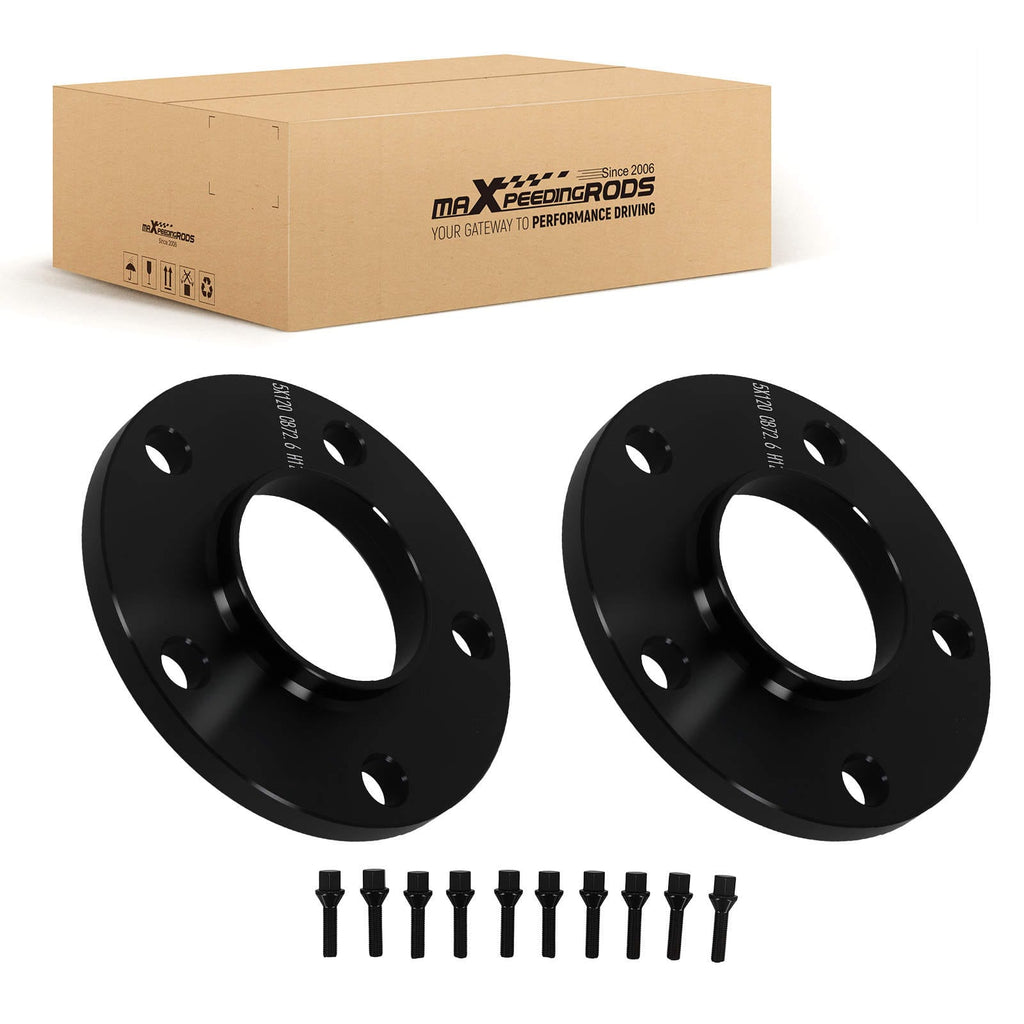 Neu 12mm Spurverbreiterung kompatibel für BMW 1er 3er E36 E46 E90 5x120 M12x1.5 Distanzscheiben