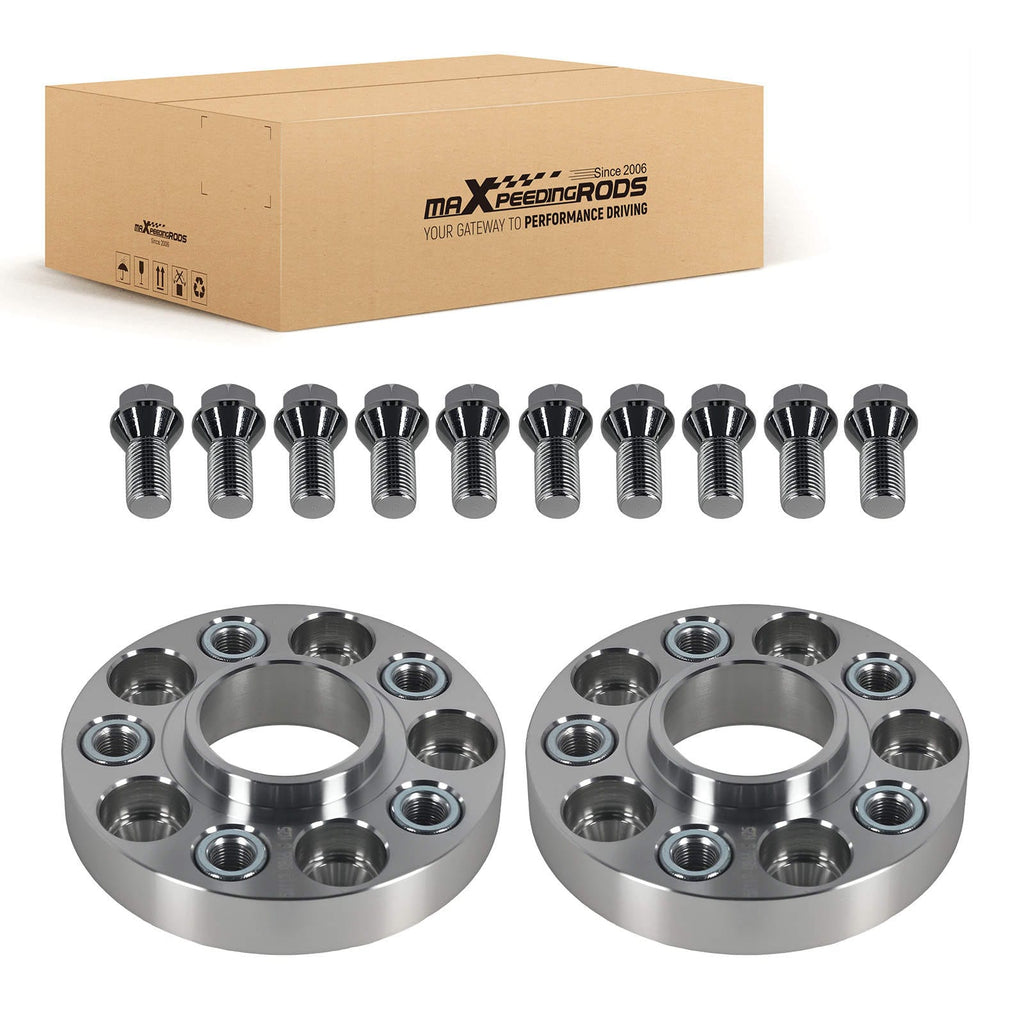 Neu 25mm Spurverbreiterung kompatibel für AUDI A6 Avant 4G 4G1 4G2 2011-2023 5x112 M14x1.5 Alu