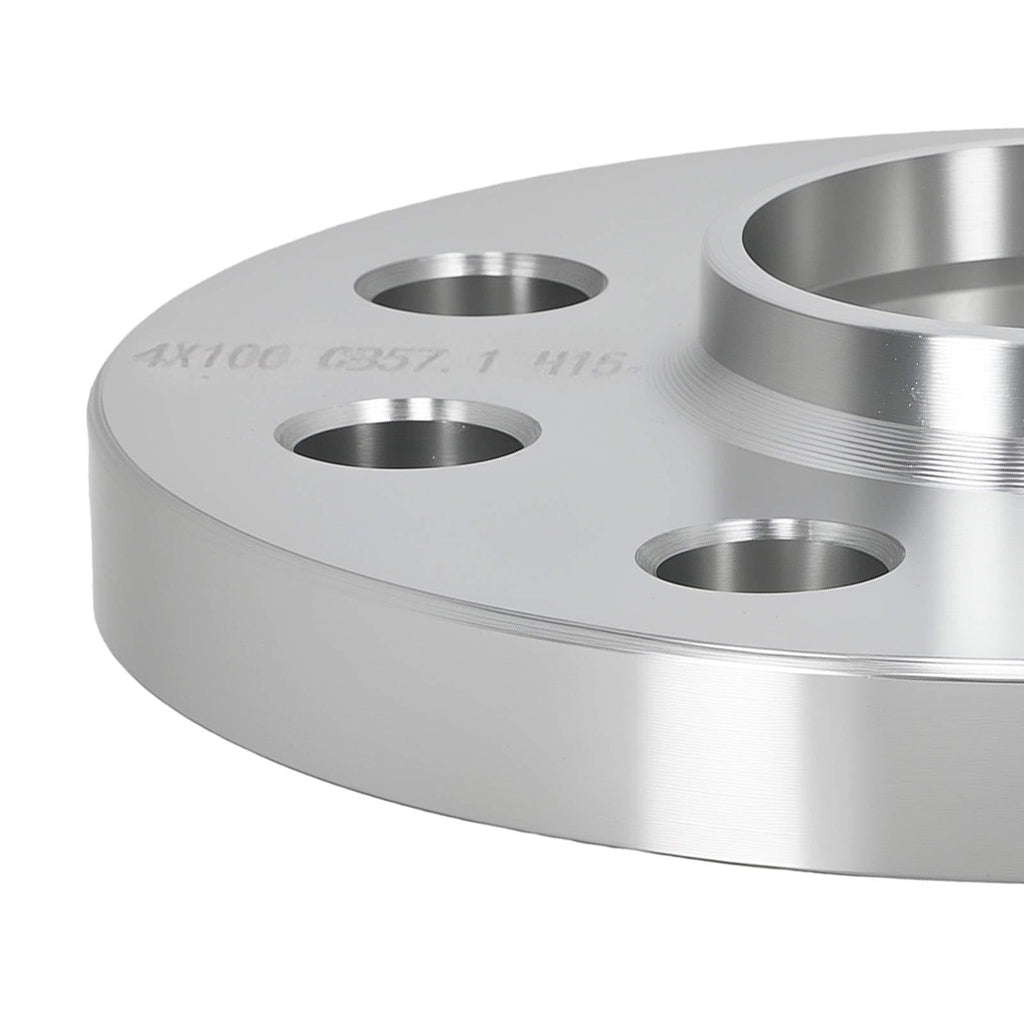 Neu 2x Alu Distanzscheibe 15mm kompatibel für BMW E30 E21 E10 E20 Z1 4x100 57,1mm Spurplatten