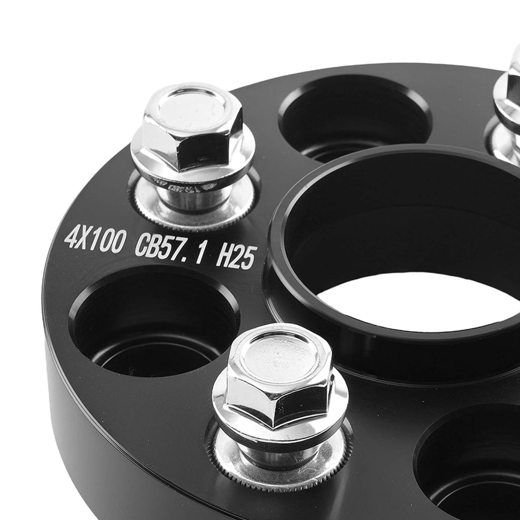 Neu Distanzscheiben 25mm 4x100 kompatibel für BMW 3er E30/Kompatibel Für Seat Mii AA M12x1,5 57,1mm Alu