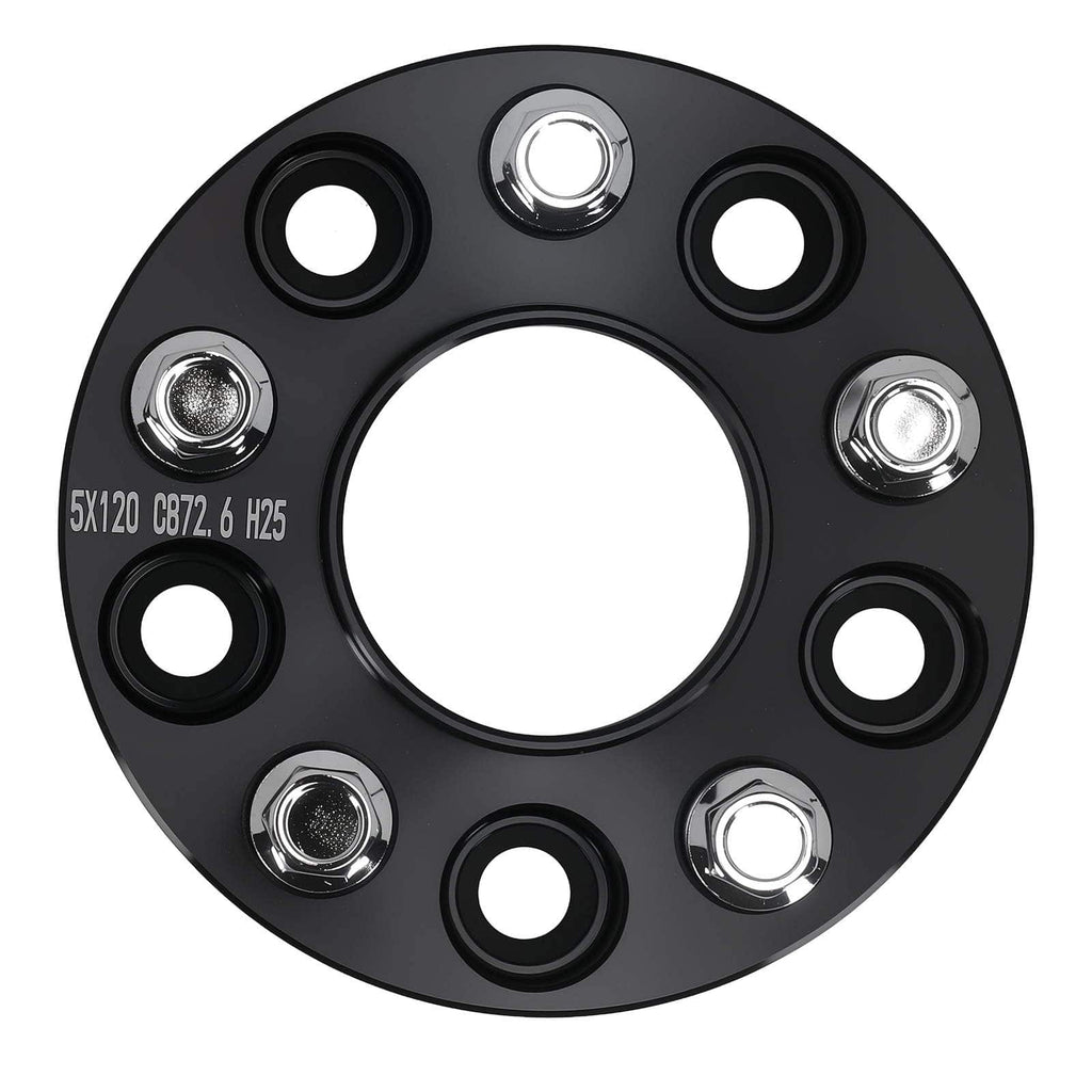 Neu 25mm Distanzscheibe 5x120 M12x1.5 kompatibel für BMW 1er 3er 5er 72.6mm Zentrierring Alu