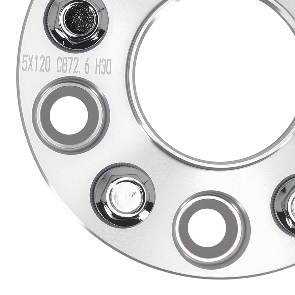 Neu 30mm Distanzscheiben 5x120 kompatibel für BMW 1er 3er 5er 6er 7er M12x1.5 Alu 72.6mm