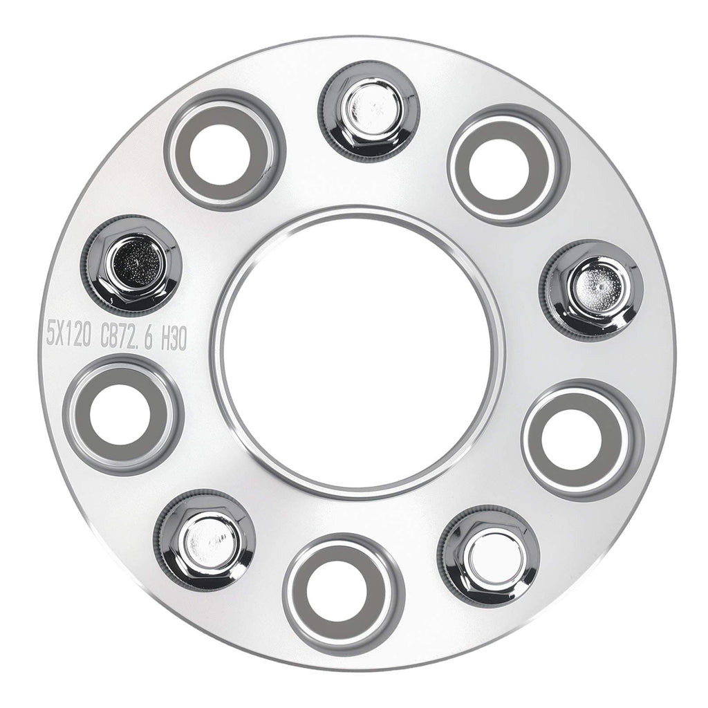 Neu 30mm Distanzscheiben 5x120 kompatibel für BMW 1er 3er 5er 6er 7er M12x1.5 Alu 72.6mm